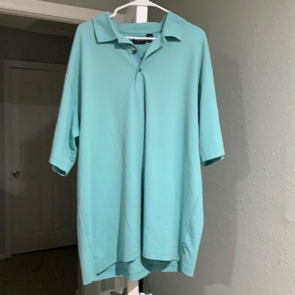 PING collection XL teal mint gold polo XL NWOT